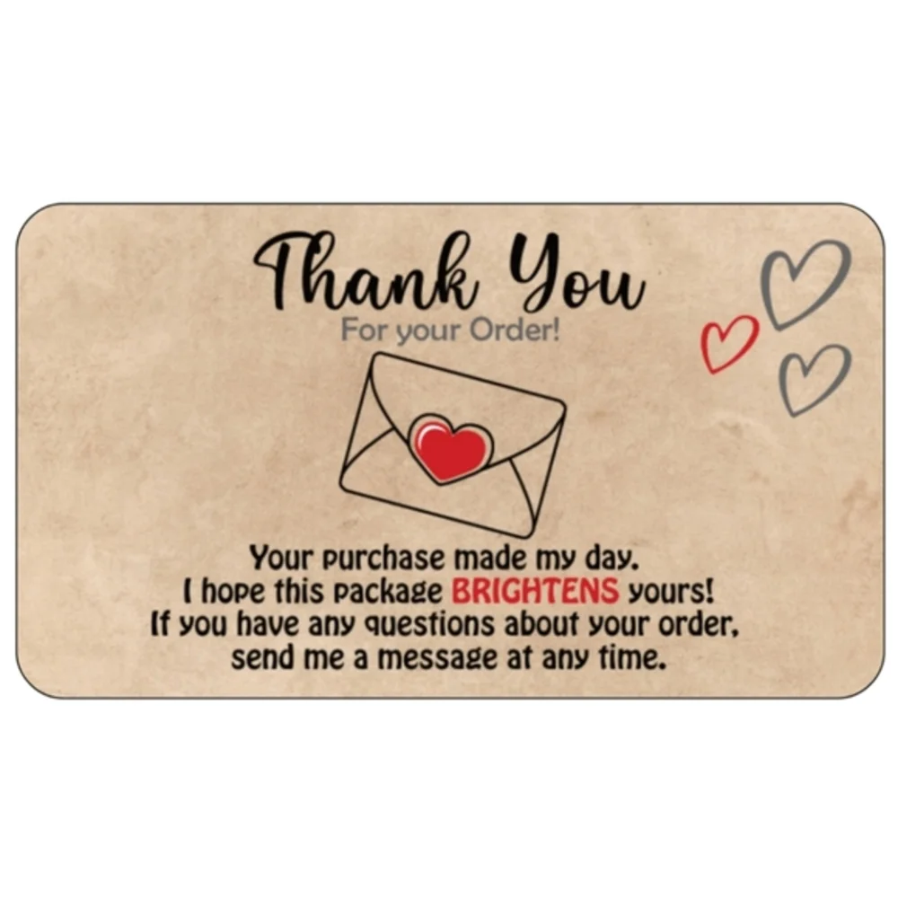 ♥️ 5x25 / 50 Thank You Cards